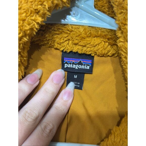 NWOT Patagonia Los Gatos Mustard Yellow Fleece Vest Women's Medium - Picture 6 of 12